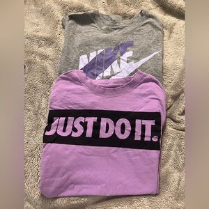Two Nike T-Shirts, size small